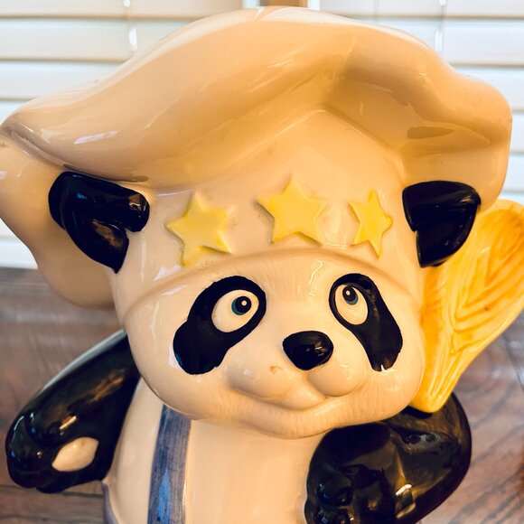 Vintage Teddy Bear Chef Cookie Jar - Picture 3 of 3